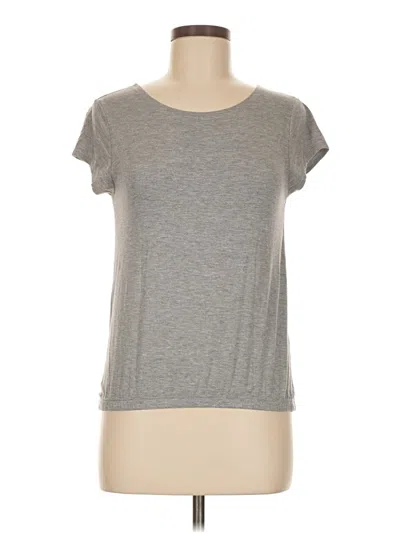 Pre-owned Don't Ask Why Short Sleeve Top Gray Crew Neck Tops