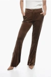 Dont At Me Label 4 Pocket Chenille Pants With Ankle Splits