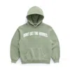 Dont Eat The Homies Arch Hoodie - Green In Green