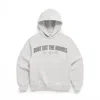 Dont Eat The Homies Arch Hoodie - Grey In Grey