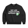 Dont Eat The Homies Future Crewneck - Black In Black