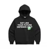 Dont Eat The Homies Future Hoodie - Black In Black