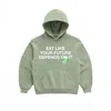 Dont Eat The Homies Future Hoodie - Green In Green