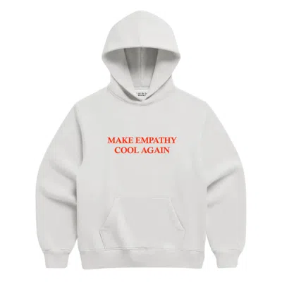 Dont Eat The Homies Grey Make Empathy Cool Again Hoodie Lunar Rock In Gray
