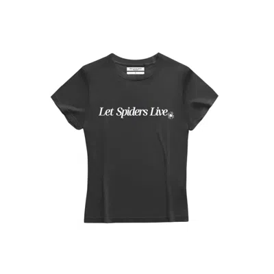 Dont Eat The Homies Men's Black Let Spiders Live Baby Tee