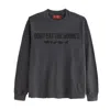 Dont Eat The Homies Men's Grey / Black Three D Long Sleeve - Charcoal In Grey/black