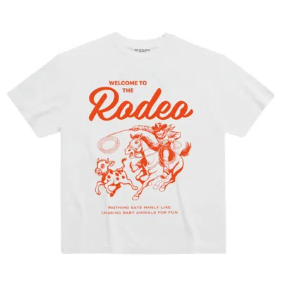 Dont Eat The Homies Men's White Rodeo Tee Shirt