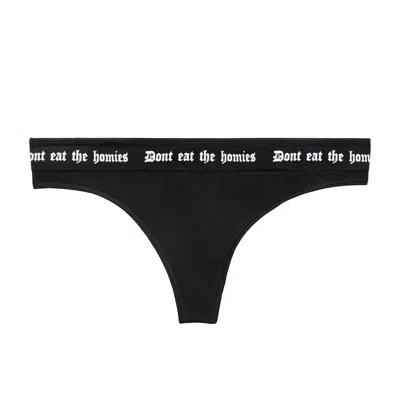 Dont Eat The Homies Women's Black  Bamboo Underwear