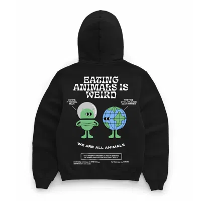 Dont Eat The Homies Women's Black Eating Animals Is Weird Hoodie