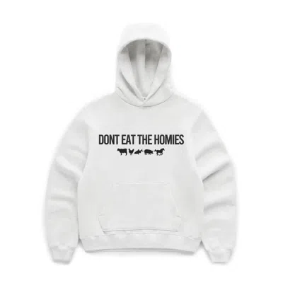 Dont Eat The Homies Women's Black / Grey Three D Hoodie - Black On Grey In Black/grey