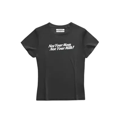 Dont Eat The Homies Women's Black Not Your Milk Baby Tee