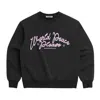 Dont Eat The Homies Women's Black World Peace Please Crewneck In Black