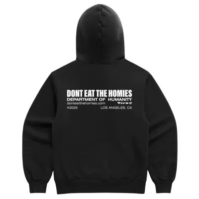 Dont Eat The Homies Women's Department Of Humanity Hoodie - Black