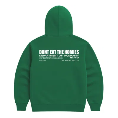 Dont Eat The Homies Women's Department Of Humanity Hoodie - Green