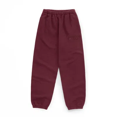 Dont Eat The Homies Women's Deth Tonal Embroidered Sweatpants - Rose Taupe In Red
