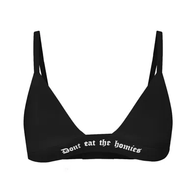 Dont Eat The Homies Women's  Classic Bikini Top - Black