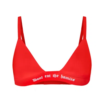 Dont Eat The Homies Women's  Classic Bikini Top - Red