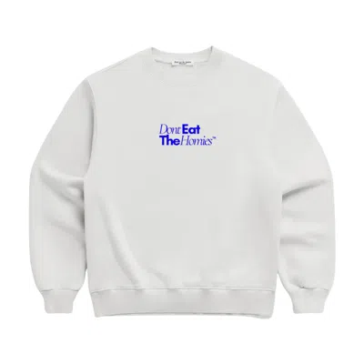 Dont Eat The Homies Women's Grey Death Free Dining Club Crewneck In Grey