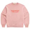 Dont Eat The Homies Women's Make Empathy Cool Again Crewneck - Pink In Pink