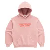 Dont Eat The Homies Women's Make Empathy Cool Again Hoodie Pink In Pink
