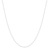 Dontello Gian Sterling Silver Thin Pendant Necklace In Silver
