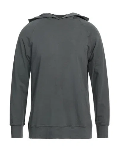Donvich Man Sweatshirt Lead Size Xxl Cotton, Elastane In Grey