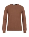Dooa Man Sweater Camel Size Xl Viscose, Nylon In Beige