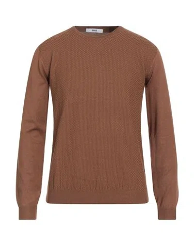 Dooa Man Sweater Camel Size Xxl Viscose, Nylon In Beige