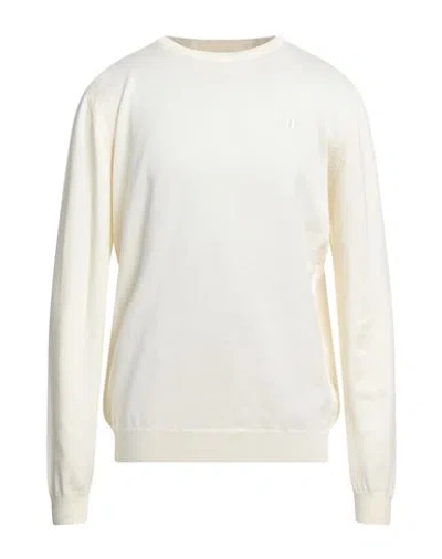Dooa Man Sweater Cream Size Xxl Viscose, Nylon In White