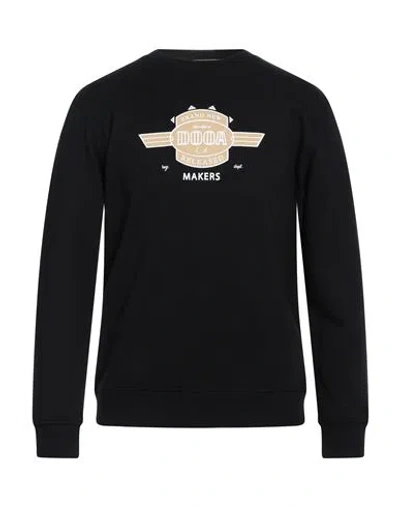 Dooa Man Sweatshirt Black Size Xl Cotton, Polyester