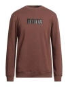 Dooa Man Sweatshirt Chocolate Brown Size Xl Cotton, Polyester In Brown