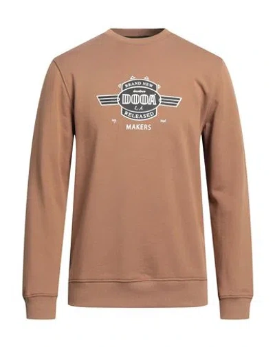 Dooa Man Sweatshirt Light Brown Size Xl Cotton, Polyester In Beige