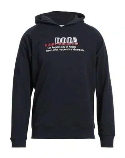 Dooa Man Sweatshirt Midnight Blue Size Xxl Cotton, Polyester