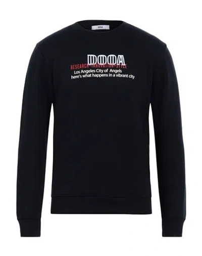 Dooa Man Sweatshirt Midnight Blue Size Xxl Cotton, Polyester