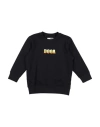 Dooa Toddler Boy Sweatshirt Black Size 7 Cotton In Black