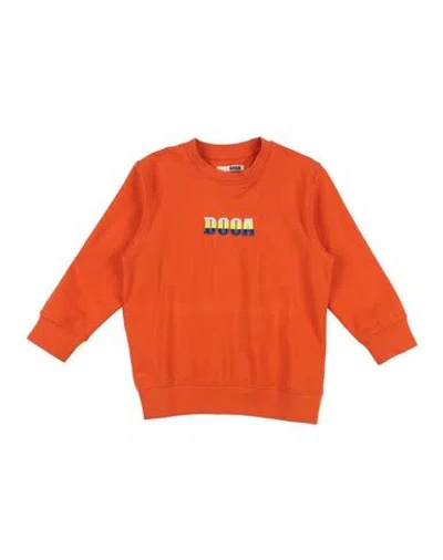 Dooa Babies'  Toddler Boy Sweatshirt Orange Size 7 Cotton