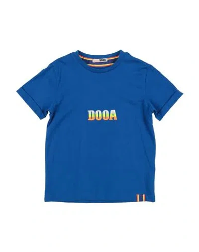 Dooa Babies'  Toddler Boy T-shirt Azure Size 7 Cotton In Blue