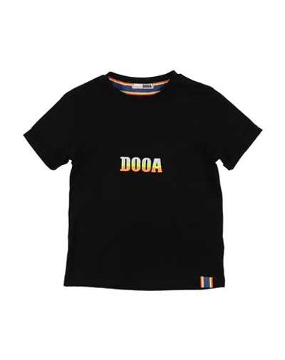 Dooa Babies'  Toddler Boy T-shirt Black Size 7 Cotton