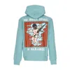 Doomsday Men's Hoodie No More Space Hoodie Aqua In Aqua