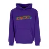 Doomsday Men's Lightweight Hooded Sweatshirt Torture Hoodie Purple In Purple