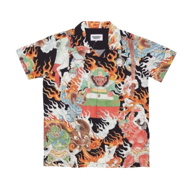 Doomsday Men's Short Sleeve Shirt Inferno Shirt All Over Print In Multi