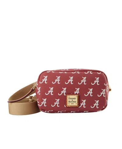 Dooney & Bourke Alabama Crimson Tide Signature Adjustable Belt Bag In Red