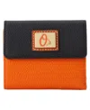 Dooney & Bourke San Francisco Giants Flap Credit Card Wallet In Orange