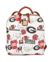 Dooney & Bourke Georgia Bulldogs Game Day Pod Backpack In White