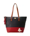Dooney & Bourke Boston Red Sox Tobi Tote Purse In Black