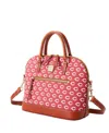 Dooney & Bourke Cincinnati Reds Signature Domed Zip Satchel Purse