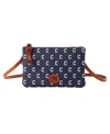 Dooney & Bourke Atlanta Braves Top Zip Crossbody Purse In No Color