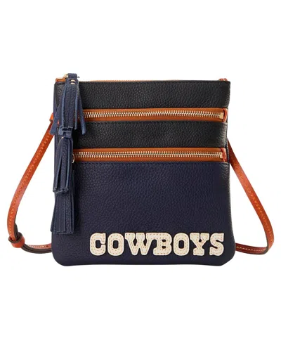 Dooney & Bourke Dallas Cowboys Infield Triple Zip Crossbody Purse In No Color