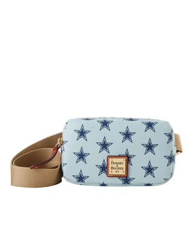 Dooney & Bourke Dallas Cowboys Signature Adjustable Belt Bag In Blue