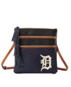 Dooney & Bourke Detroit Tigers Infield Triple Zip Crossbody Purse In No Color